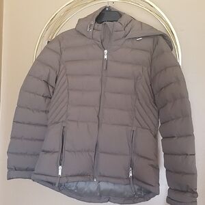 Tommy Hilfiger Green Puffer Jacket with Quilted Design